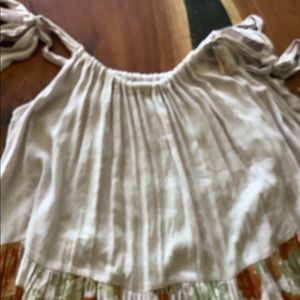 Free People Bare It All Printed Maxi M